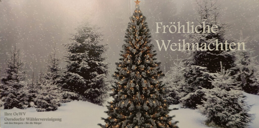 Frohe Weihnachten 2025!
